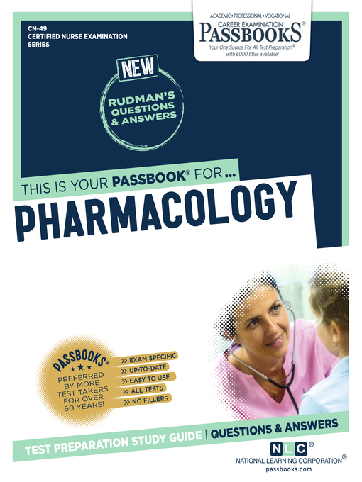 Title details for PHARMACOLOGY by National Learning Corporation - Available